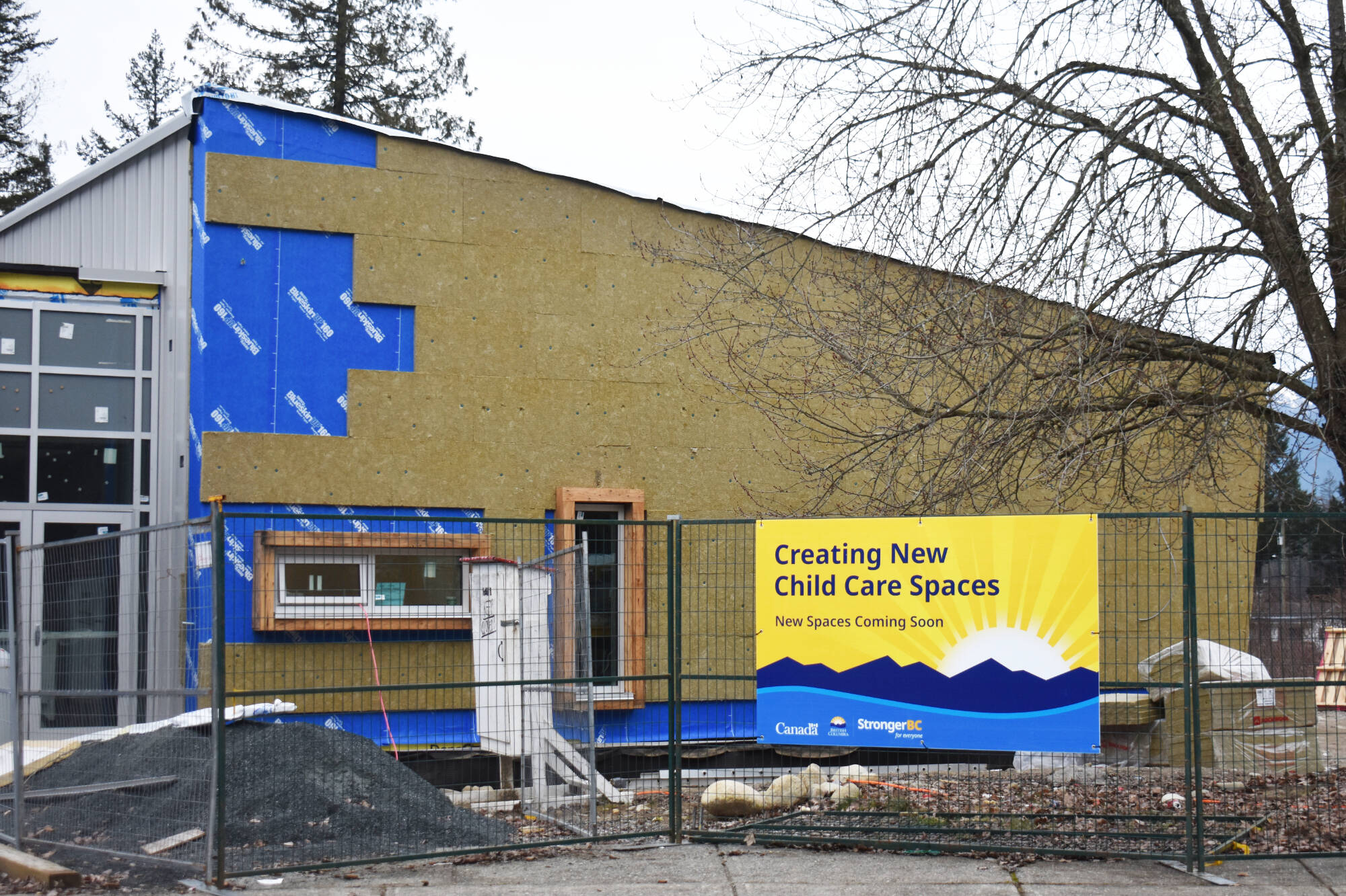 Fraser - Cascade daycare spaces for Hope and Agassiz to be finished in April