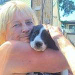 Sylvia Gillis and her dog Max were injured in an explosion and fire in Abbotsford on March 2. Both are now recovering. (Submitted photo)